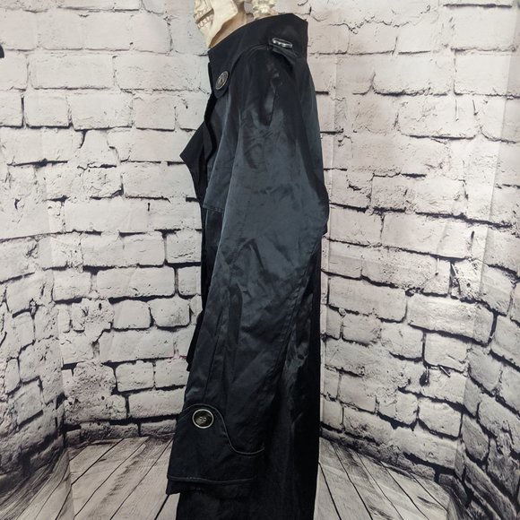 GREEN WITH ENVY Button Down Raincoat - Picture 2 of 6